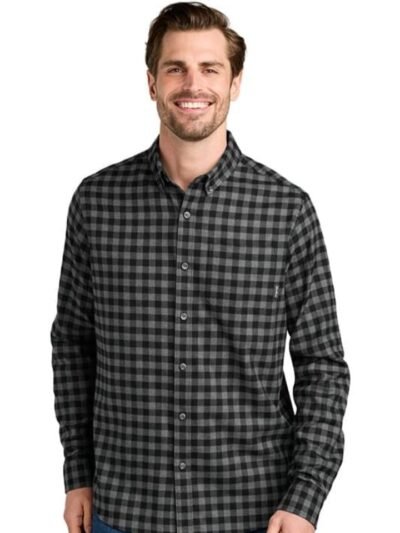 Men's flannel plaid shirt